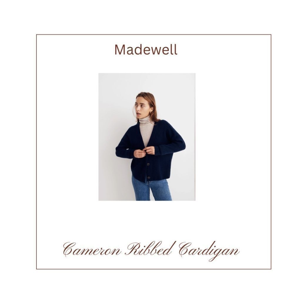 EUC Madewell Cameron Ribbed Cardigan